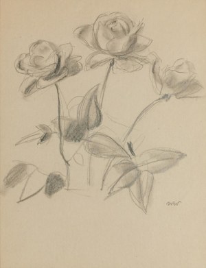 Wojciech WEISS (1875-1950), Kwitnące róże