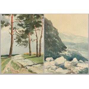 Henryk SAJDAK (1905-1995), Para obrazów: Pejzaże