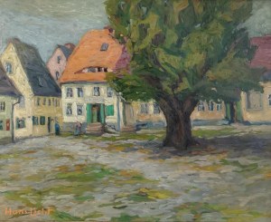 Hans LICHT (1876-1935), Plac w małym miasteczku