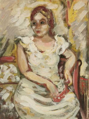 Nathan GUTMAN (1898-1987), Biała sukienka