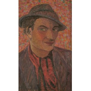 Sara MAJEROWICZ-GLIKSMANOWA / FAJTLOWICZ (1910-1942/1943?), Portret mężczyzny w kapeluszu