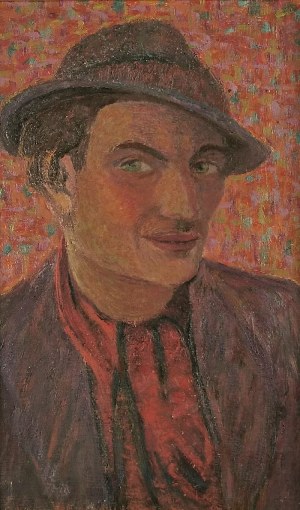 Sara MAJEROWICZ-GLIKSMANOWA / FAJTLOWICZ (1910-1942/1943?), Portret mężczyzny w kapeluszu