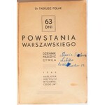 63 dni Powstania Warszawskiego : dziennik przeżyć cywila, 1946