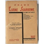 Laniewski, Sobolewski, Prawo Karne Skarbowe komentarz, 1937