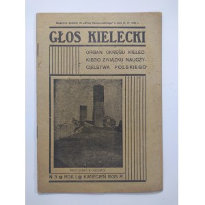 Głos Kielecki nr 3 rok I kwiecień 1935.