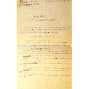 Dokumenty Obywatelskiego Komitetu V Zjazdu Legionistów oraz III Marszu Szlakiem Kadrówki w Kielcach w 1926 r.