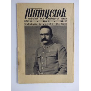 Płomyk. Tygodnik dla młodszych dzieci. Rok XX Tom II nr 27 16.III 1936 r.