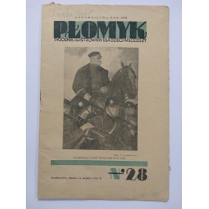 Płomyk.Tygodnik dla dzieci i młodzieży. Rok XVIII nr 28 14.III 1934 r.