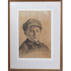 NEUGEBAUER MARIA. Chłopiec w czapce 1920r.