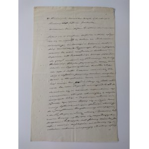 List do księdza Izydora Gintowa,prowincjonała Karmelitów Bosych prowincji litewskiej.