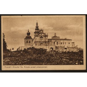 Św. Krzyż. Kościół i klasztor przed zniszczeniem.