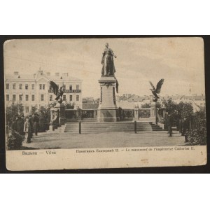 Wilno. Pomnik Katarzyny II.