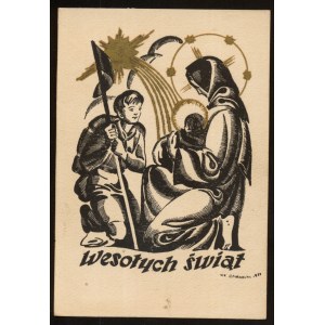 Wesołych Świąt. Wł. Czarnecki 1930.