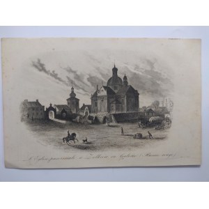 Żółkiew. Staloryt z La Pologne Leonarda Chodźki. Paris 1835-1836.