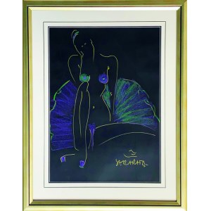 Joanna Sarapata ( 1962 ), Green and Purple Ballerina 2021
