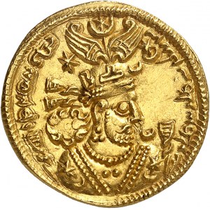 Empire sassanide, Khosro II (591-628). Dinar Or An 21 (610).