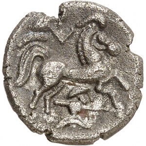 Namnètes/Saintonge. Quart de statère de billon (ou drachme ?) ND (130-50 av. J.-C.).