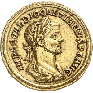 Dioclétien (284-305). Aureus 284-286, Cyzique.