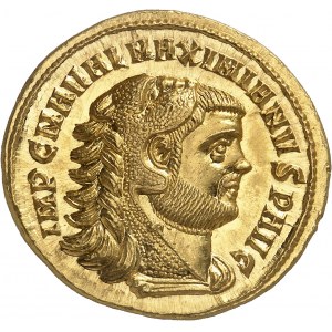 Maximien Hercule (286-305). Médaillon de 2 1/2 aurei ND (294-305), Rome.