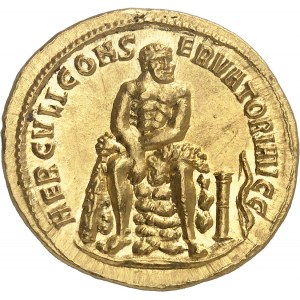 Maximien Hercule (286-305). Médaillon de 2 1/2 aurei ND (294-305), Rome.