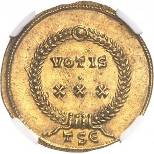 Constantin Ier (307-337). Médaillon d’1 solidus 1/4 (festaureus) 335, 5e officine, Thessalonique.