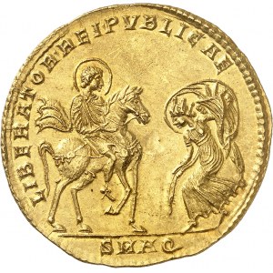 Magnence (350-353). Médaillon de 3 solidi, commémorant la libération d’Aquilée ND (c.351), Aquilée.