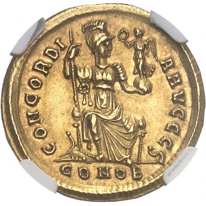 Théodose II (402-450). Solidus 402, Constantinople.