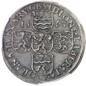 Philippe II d’Espagne (1556-1598). Jeton pour la délivrance des chrétiens assiégés d’Oran 1563, Dordrecht.