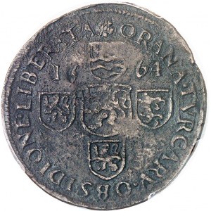 Philippe II d’Espagne (1556-1598). Jeton pour la levée du siège d’Oran 1564, Dordrecht.
