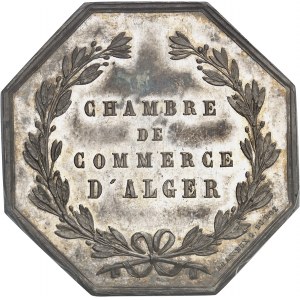 Second Empire / Napoléon III (1852-1870). Jeton de la Chambre de Commerce d’Alger par Brasseux ND (1845-1860), Paris.