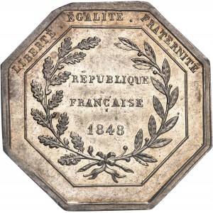 IIe République (1848-1852). Jeton pour la Société agricole de l’Algérie 1848, Paris.