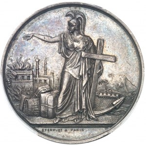Second Empire / Napoléon III (1852-1870). Jeton pour les Assurances mutuelles contre l’incendie ND (1845-1860), Paris (Stern).