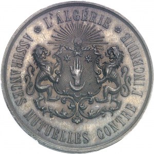 Second Empire / Napoléon III (1852-1870). Jeton pour les Assurances mutuelles contre l’incendie ND (1860-1879), Paris (Stern).