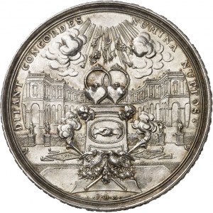Augsbourg (ville libre de). Médaille de mariage, par Philipp Heinrich Müller ND (1680-1718), Augsbourg.