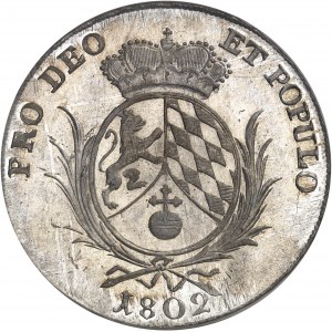 Bavière, Maximilien I (IV) Joseph (1799-1806-1825). Thaler 1802, Munich.