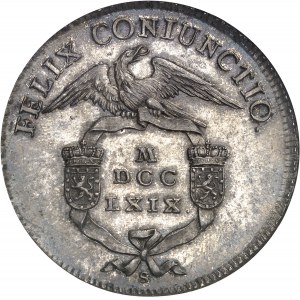 Brandebourg-Ansbach-Bayreuth, Charles-Alexandre (1757-1791). Thaler, réunion de Bayreuth à la principauté 1769, S, Schwabach.