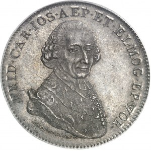 Mayence (archevêché de), Frédéric-Charles Joseph d’Erthal (1774-1802). Thaler 1794 IL-IA, Mayence.
