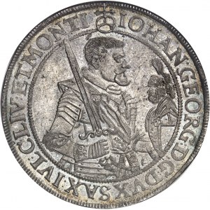 Saxe, Jean-Georges Ier (1615-1656). Thaler 1629, Dresde.