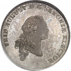 Saxe, Frédéric-Auguste III, prince-électeur (1763-1806). Thaler 1764 IFôF, Leipzig.