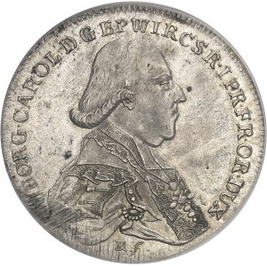 Wurtzbourg (évêché de), Georg Karl von Fechenbach, prince-évêque (1795-1802). Thaler 1795 MM, Wurtzbourg.