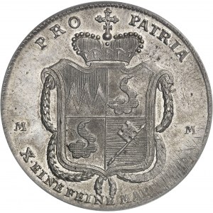 Wurtzbourg (évêché de), Georg Karl von Fechenbach, prince-évêque (1795-1802). Thaler 1795 MM, Wurtzbourg.