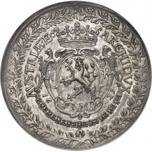 Bohème (royaume de), Ferdinand III (1627-1657). Module de 2 thalers (médaille monétiforme) pour la guérison du Roi 1629, Prague.