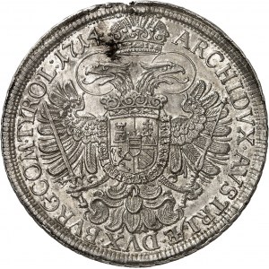 Charles VI (1711-1740). Thaler 1714, Vienne.