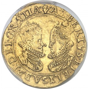 Brabant (duché de), Albert et Isabelle (1598-1621). Double ducat ND (1599-1603), Anvers.