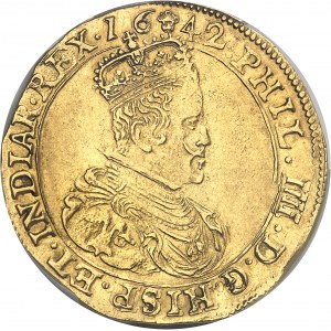 Brabant (duché de), Philippe IV (1621-1665). Double souverain 1642, Bruxelles.