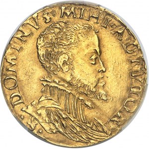 Flandres (comté de), Philippe II (1555-1598). Demi-réal d’or ND (1560-1567), Bruges.