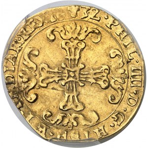 Flandres (comté de), Philippe IV (1621-1665). Couronne 1632, Bruges.