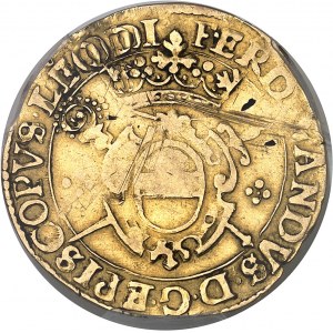 Liège (évêché de), Ferdinand de Bavière (1612-1650). Double écu d’or 1613, Bouillon.