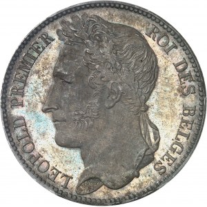 Léopold Ier (1831-1865). 5 francs, position A 1832, Bruxelles.