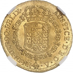 Charles III (1759-1788). 8 escudos 1769 V, NR, Nuevo Reino (Santa Fé de Bogota).